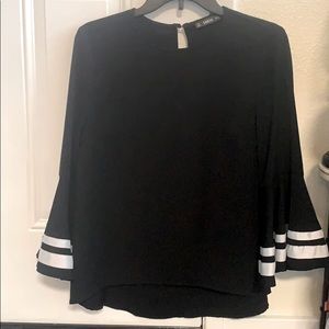 Shein basic black blouse (great for work!)